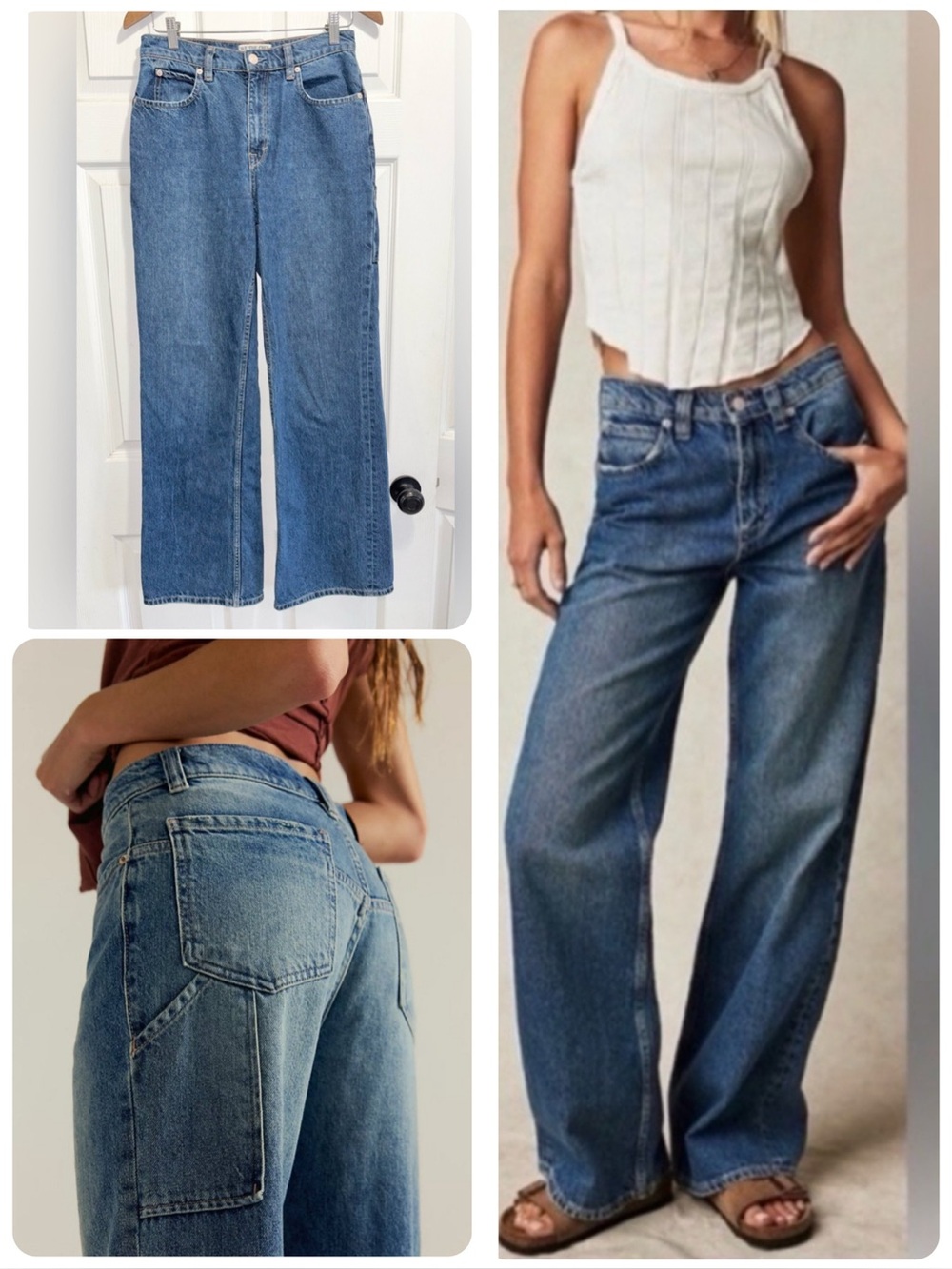 Free People We The Free Tinsley Jeans Baggy Slouchy High Rise Jeans Size 27